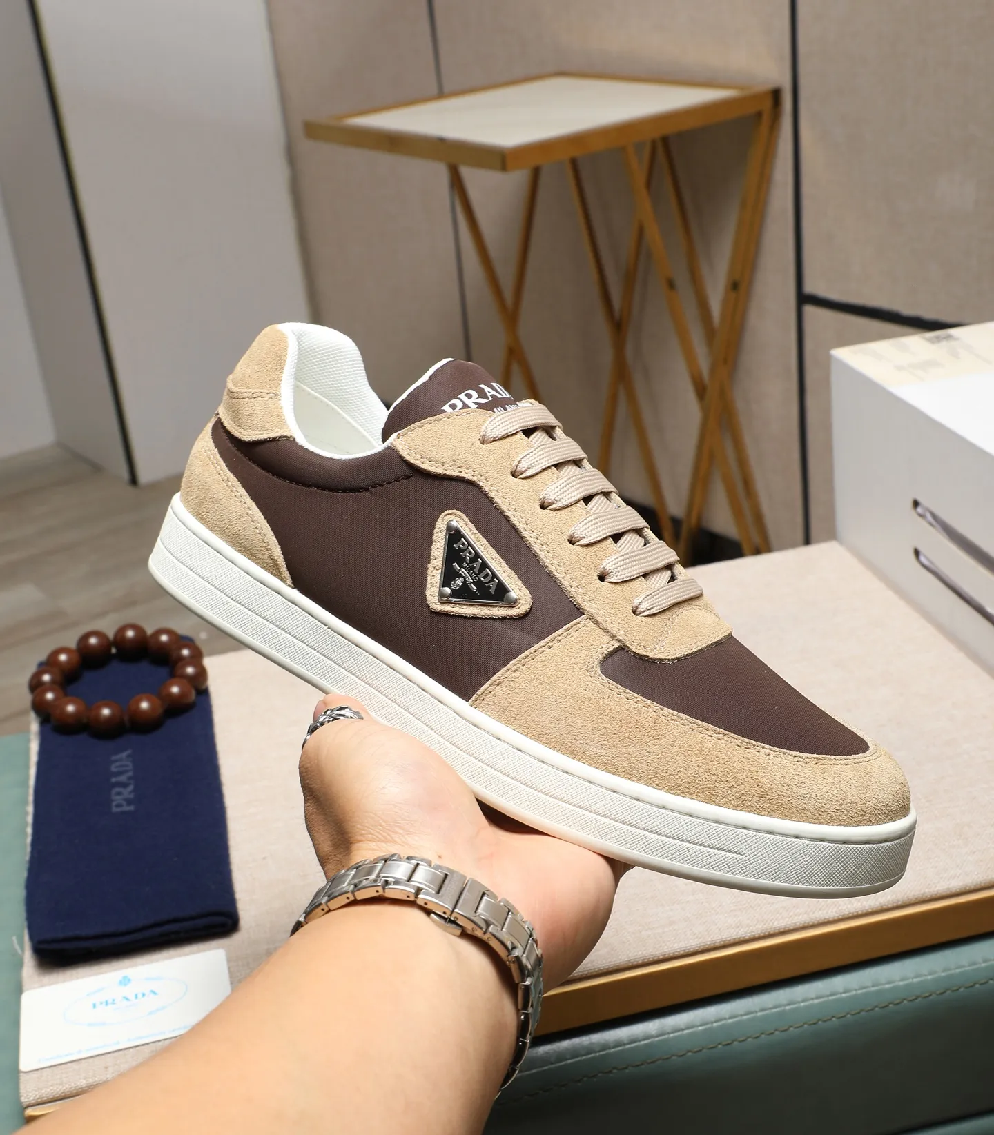 Men's men's shoes💰440🌹🌹[PRADA—Prada] latest model🙈original replica! 👟👟👟Available here. The workmanship is top-notch. The upper is made of Italian 🇮🇹Imported calfskin. ❗️Breathable genuine leather lining @Suitable for travel. The original version has an enlarged engraved sole, making it suitable for all kinds of travels, showing low-key luxury. Let quality speak for itself. Color: Size: 38-44